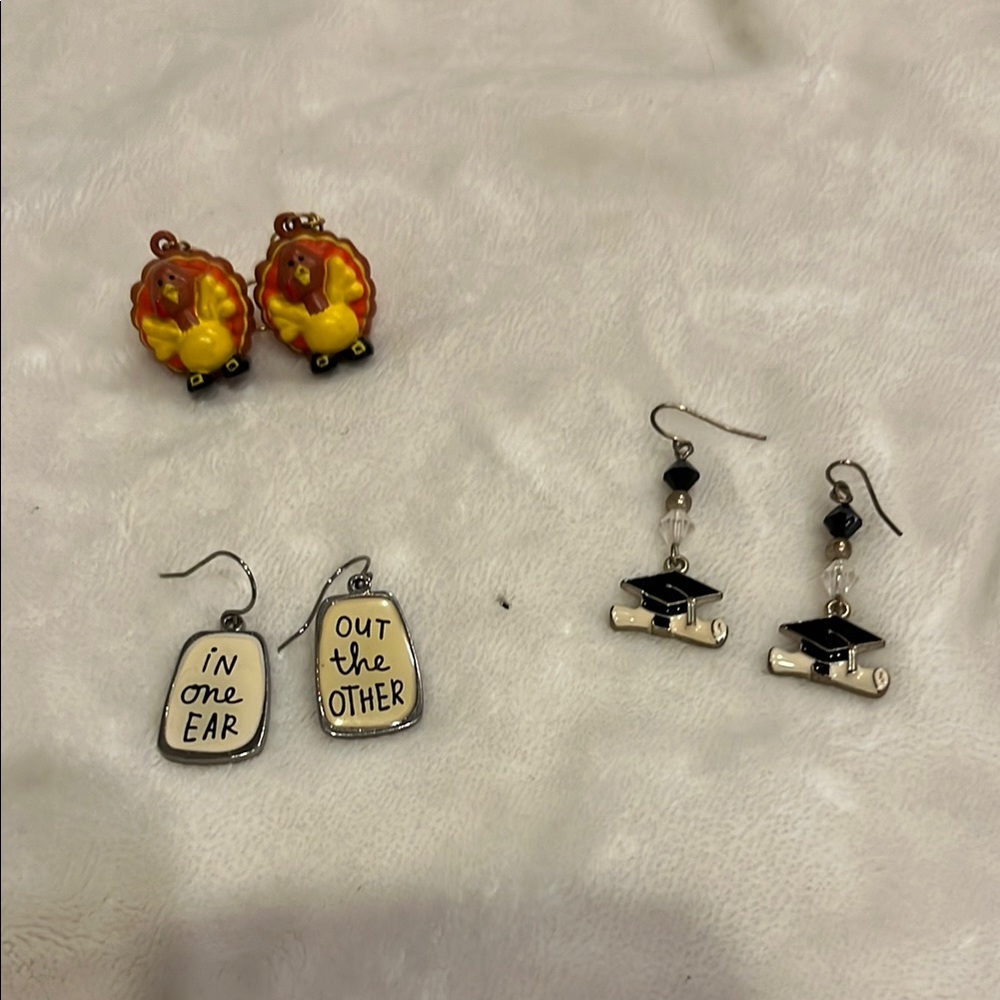Assorted Holiday Jewelry Earrings Set